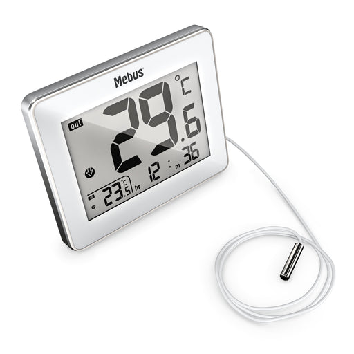 EAN 4007218010742 - Mebus 01074 Estación meteorológica electrónica Interior / exterior Blanco imagen 2