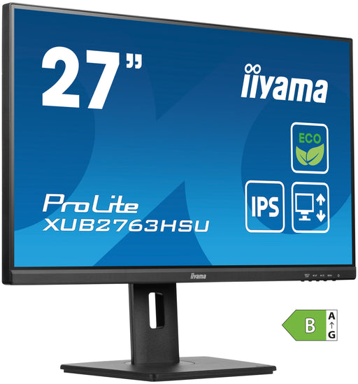 EAN 4948570123780 - iiyama ProLite XUB2763HSU-B1 pantalla para PC 68,6 cm (27") 1920 x 1080 Pixeles Full HD LED Negro imagen 1