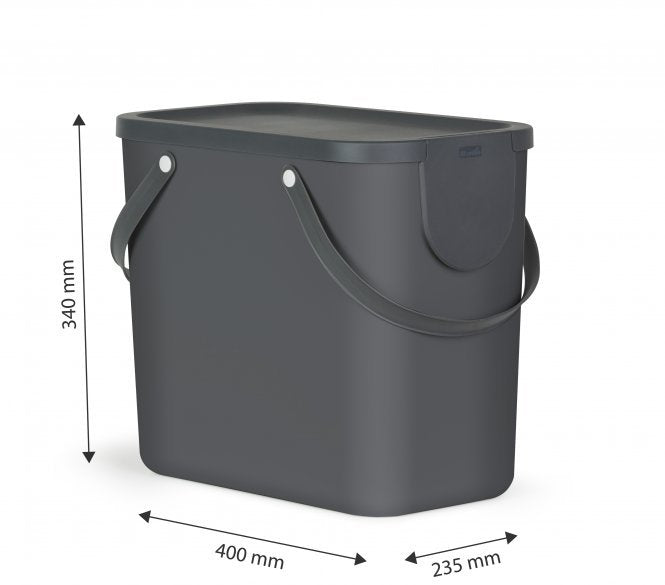 EAN 7610859202444 - Rotho Albula 25 L Rectangular Antracita imagen 2