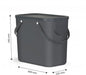 EAN 7610859202444 - Rotho Albula 25 L Rectangular Antracita imagen 2