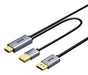 EAN 4894160059482 - UNITEK V1714AGY01 adaptador de cable de vídeo 1,8 m DisplayPort HDMI Gris Oscuro imagen 2