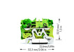 EAN 4017332071345 - Wago 2004-1207 bloque de terminales Verde, Amarillo imagen 2