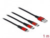 EAN 4043619867097 - DeLOCK 86709 cable USB USB 2.0 USB A USB C/Lightning Negro, Rojo imagen 2