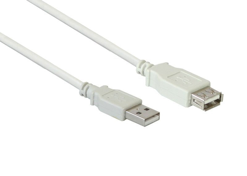 EAN 4014619494040 - Alcasa USB 2.0 AM/AF 0.6m cable USB 0,6 m USB A Blanco imagen 1