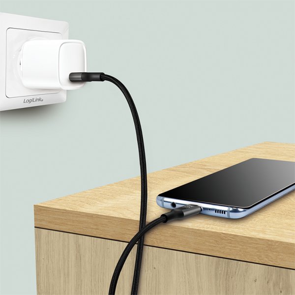 EAN 4052792068689 - LogiLink CU0181 cable USB USB 2.0 1 m USB C Negro imagen 5