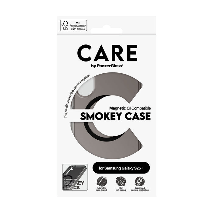 EAN 5715685016738 - PanzerGlass CARE™ by ® Urban Combat Case Smokey w. Black Qi Compatible Samsung Galaxy S25+ funda para tel imagen 3