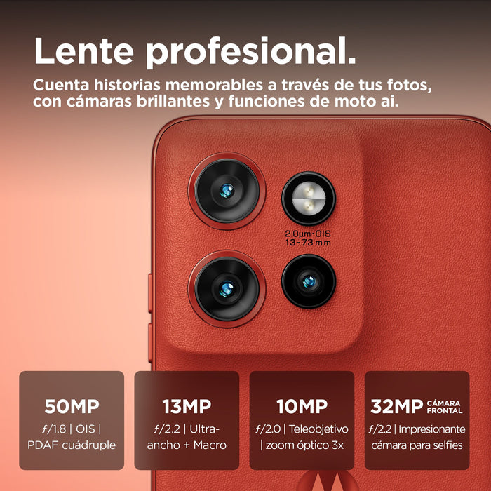 EAN 840023268052 - Motorola edge 50 Neo 16,1 cm (6.36") SIM doble Android 14 5G USB Tipo C 8 GB 256 GB 4310 mAh Rojo imagen 5
