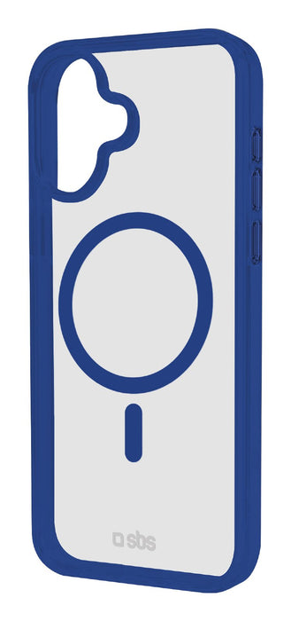 EAN 8018417482311 - SBS TEMAGCOLIP1661B funda para teléfono móvil 15,5 cm (6.1") Azul, Transparente imagen 1