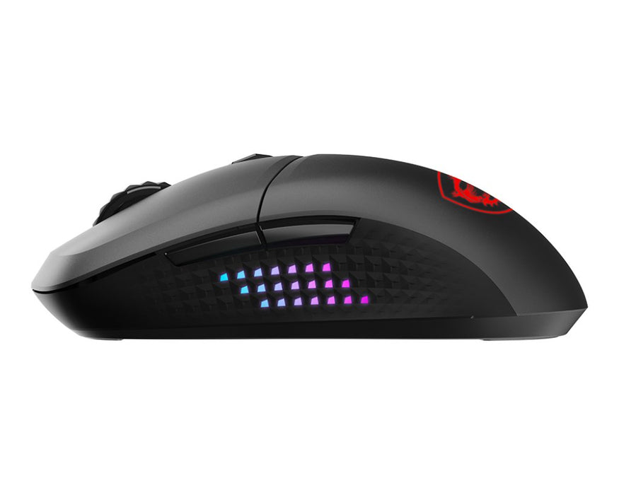 EAN 4711377245951 - MSI VERSA 300 ELITE WIRELESS ratón Juego mano derecha RF Wireless + Bluetooth + USB Type-C Óptico 26000 D imagen 4