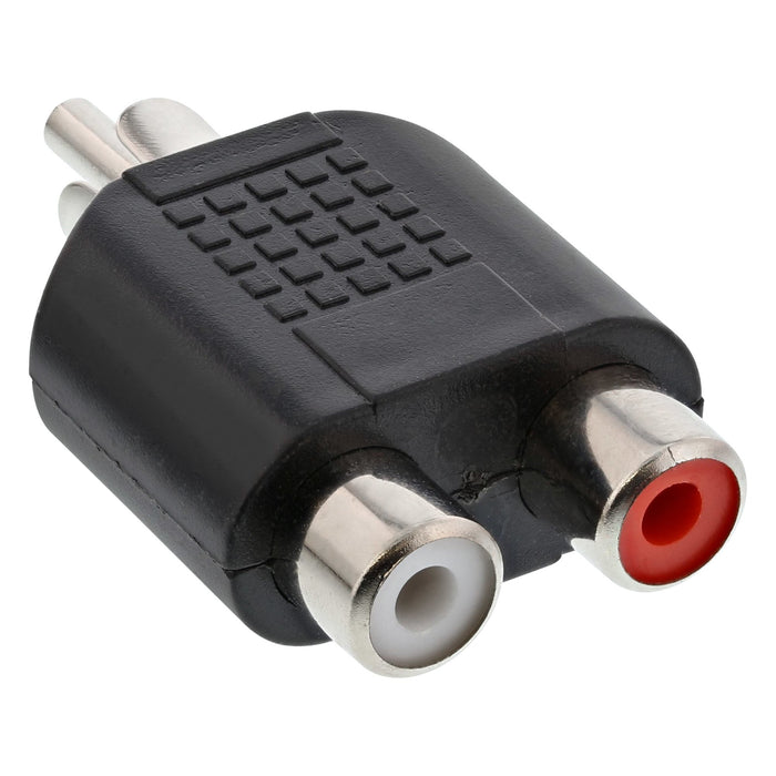 EAN 4043718030989 - InLine 99310 cambiador de género para cable Cinch female 2xRCA Negro imagen 1