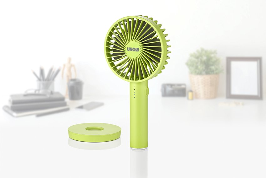 EAN 4011689866265 - Unold Breezy II Verde 10 cm Ventilador de mano imagen 12