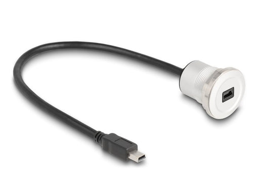 EAN 4043619881864 - DeLOCK 88186 cable USB USB 2.0 0,3 m Mini-USB B Negro, Plata imagen 1