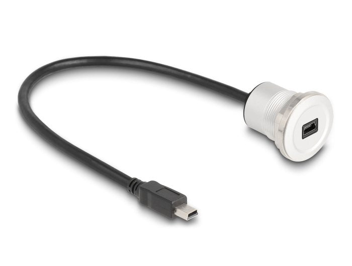 EAN 4043619881864 - DeLOCK 88186 cable USB USB 2.0 0,3 m Mini-USB B Negro, Plata imagen 1