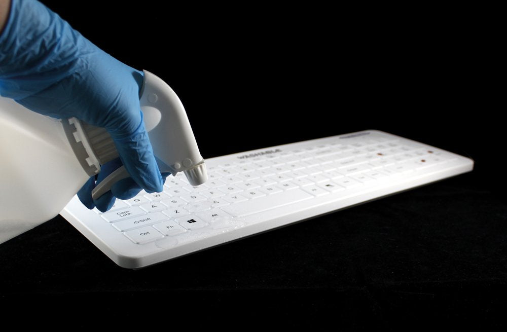EAN 8720707410729 - Baaske Medical 2012015 teclado Médico USB QWERTY Alemán Blanco imagen 4