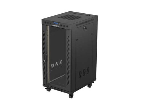 EAN 5901969447897 - Lanberg FF01-6824-12BL armario rack 24U Rack o bastidor independiente Negro imagen 1