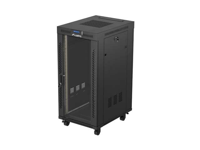 EAN 5901969447897 - Lanberg FF01-6824-12BL armario rack 24U Rack o bastidor independiente Negro imagen 1
