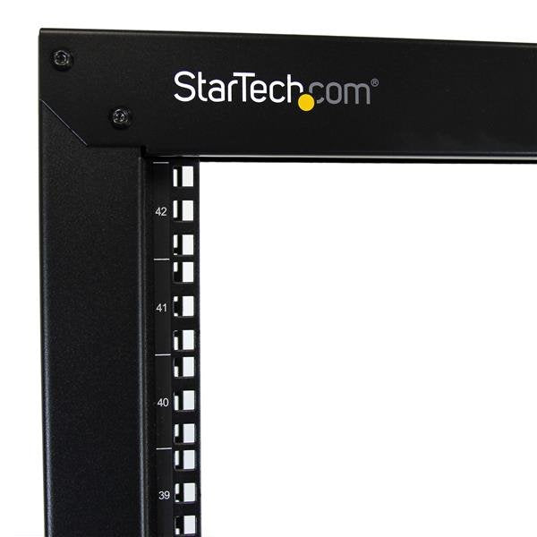 EAN 0065030862073 - StarTech.com 2POSTRACK42 armario rack Rack o bastidor independiente Negro imagen 3
