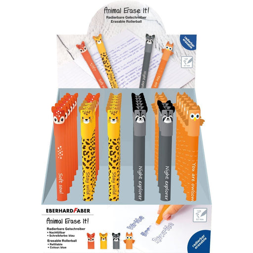 EAN 4087205601740 - Eberhard Faber 560174 bolígrafo de gel Fino Bolígrafo de gel con tapa Azul 36 pieza(s) imagen 2