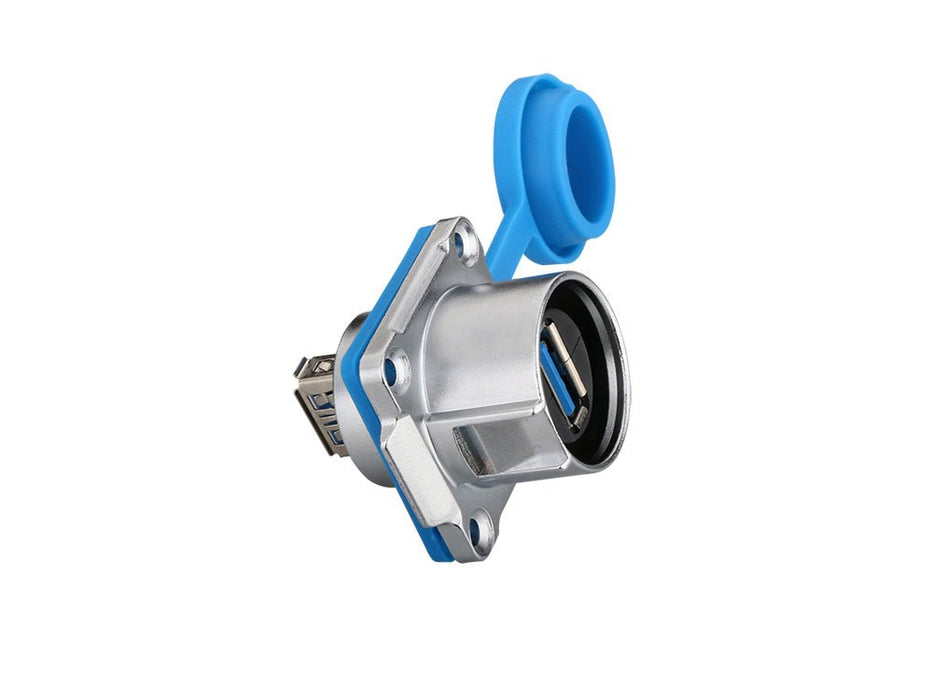 EAN 4014619709229 - Alcasa IC01-24U302 toma de corriente USB A Azul, Plata imagen 4