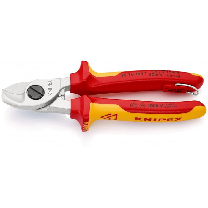 EAN 4003773081524 - Knipex 95 16 165 T crimpadora Herramienta para prensar Negro, Amarillo imagen 1