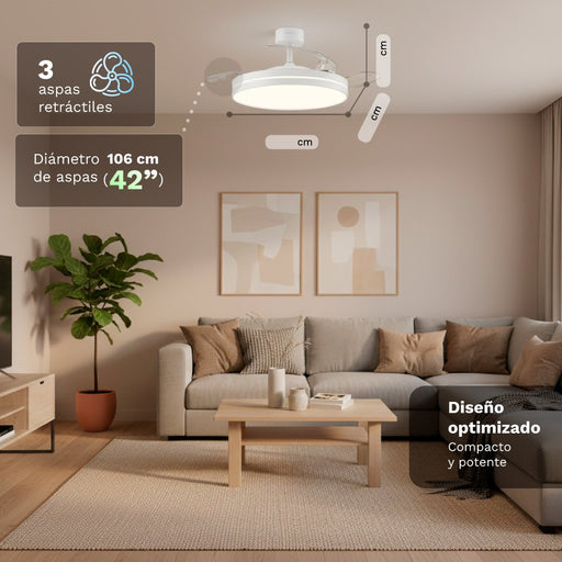 EAN 8426156019451 - Grunkel SKYWHITE42 ventilador Blanco imagen 2