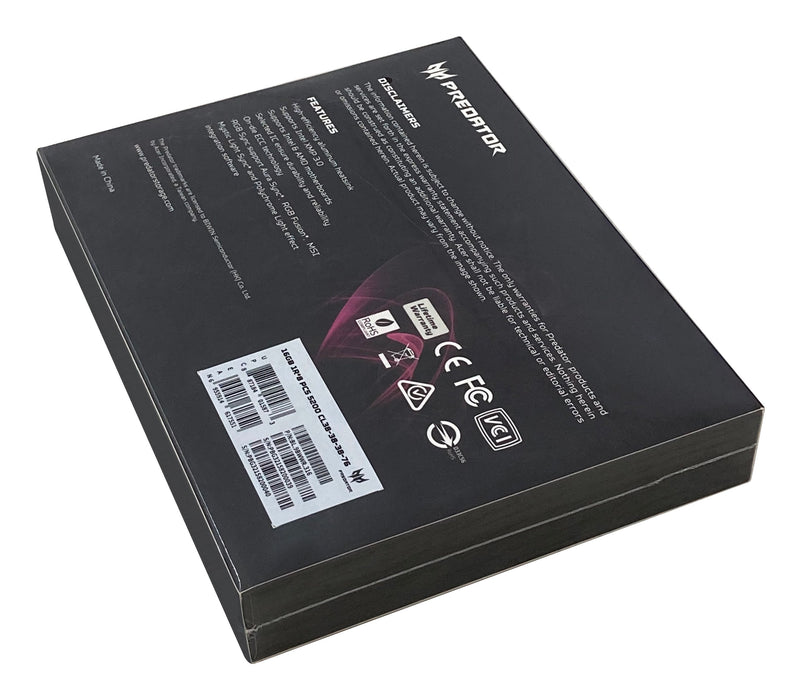 EAN 6955914619784 - Predator VESTA2-32GB-6000-1R8-V8 módulo de memoria 2 x 16 GB DDR5 6000 MT/s 288-pin DIMM imagen 10