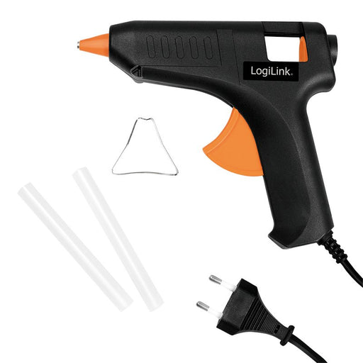 EAN 4052792060881 - LogiLink WZ0051 pistola y lápiz de silicona caliente Pistola de cola termofusible Negro, Naranja 20 W imagen 2