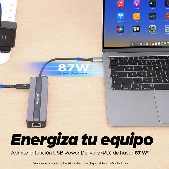 EAN 0766623153928 - Manhattan 153928 base para portátil y replicador de puertos Alámbrico USB 3.2 Gen 1 (3.1 Gen 1) Type-C Ne imagen 13
