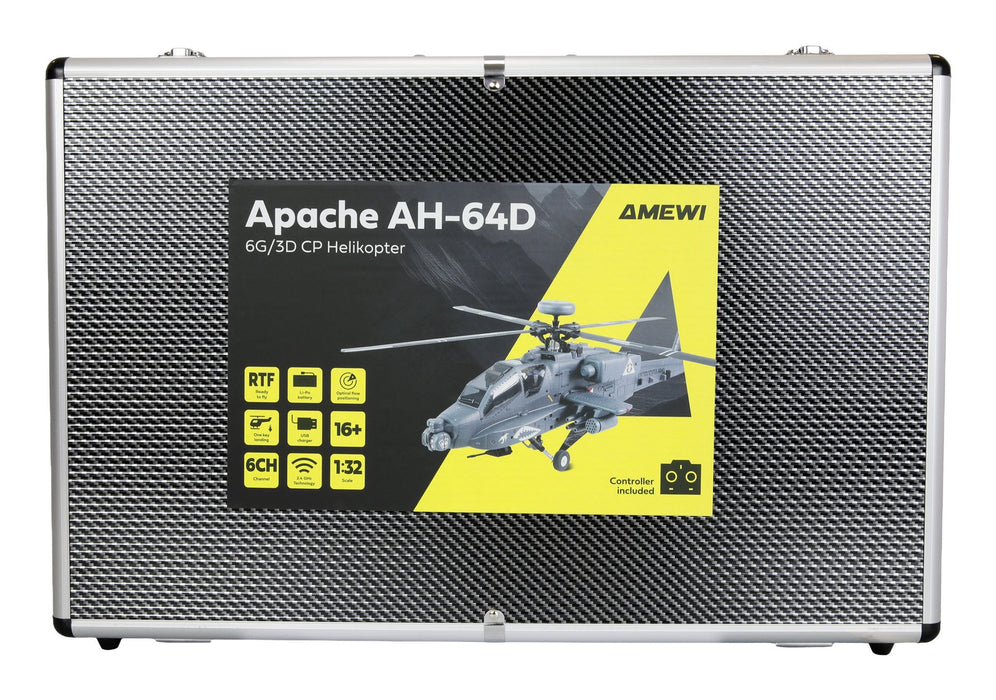 EAN 4262500344893 - Amewi Apache AH-64D modelo controlado por radio Helicóptero Motor eléctrico 1:32 imagen 10