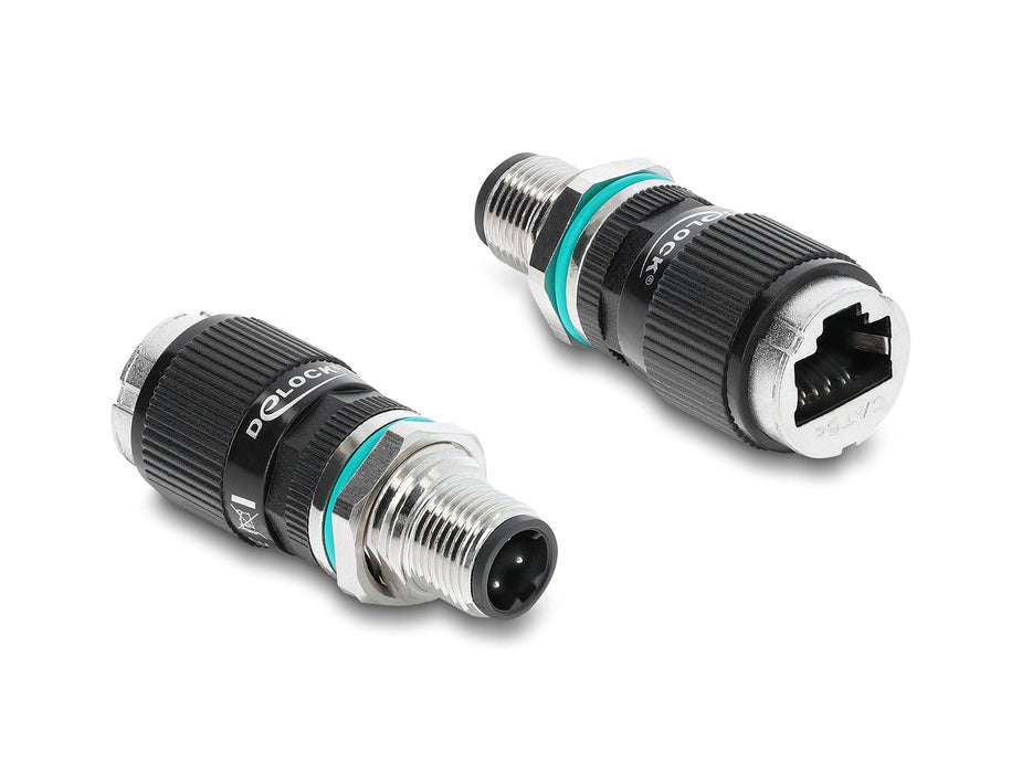 EAN 4043619906628 - DeLOCK 90662 cambiador de género para cable M12 RJ45 Negro imagen 1