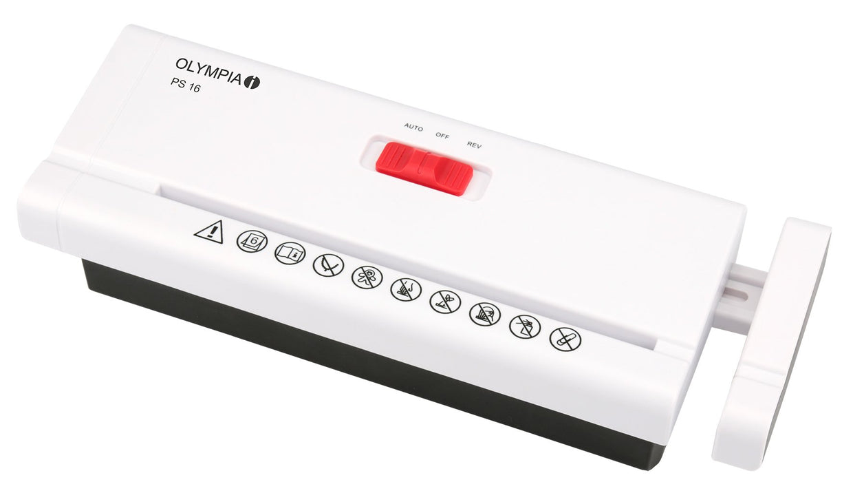 EAN 4030152027057 - Olympia 2705 triturador de papel Corte en tiras 34 cm Blanco imagen 1