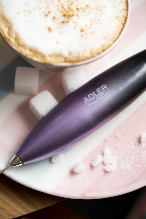 EAN 5903887806053 - Adler AD 4499 espumador o calentador de leche Handheld electric milk frother Negro, Violeta imagen 3