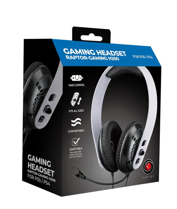 EAN 4251236200917 - Raptor Gaming RG-H200-W auricular y casco Auriculares Alámbrico Diadema Juego Negro, Blanco imagen 7