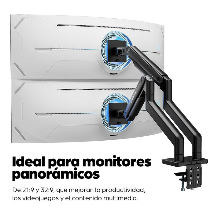 EAN 0766623462587 - Manhattan 462587 soporte para monitor 114,3 cm (45") Escritorio Negro imagen 14