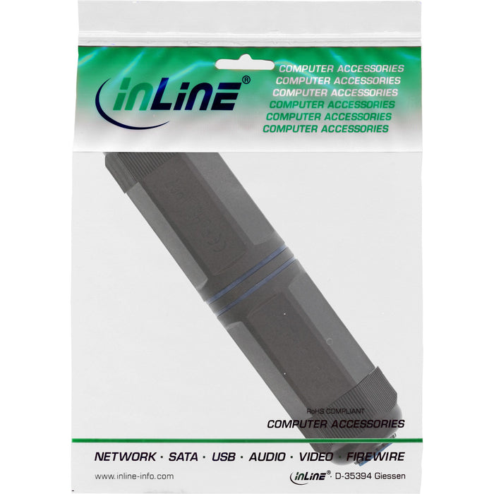 EAN 4043718269938 - InLine 69990W cambiador de género para cable Negro imagen 5