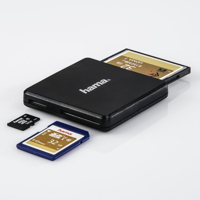 EAN 4047443303202 - Hama 00124022 lector de tarjeta USB 3.2 Gen 1 (3.1 Gen 1) Type-A Negro imagen 4
