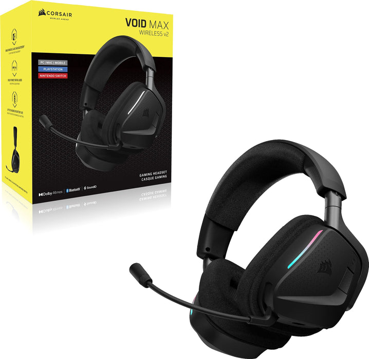 EAN 840440484646 - Corsair VOID v2 MAX WIRELESS Auriculares Inalámbrico Diadema Juego Bluetooth Negro imagen 5