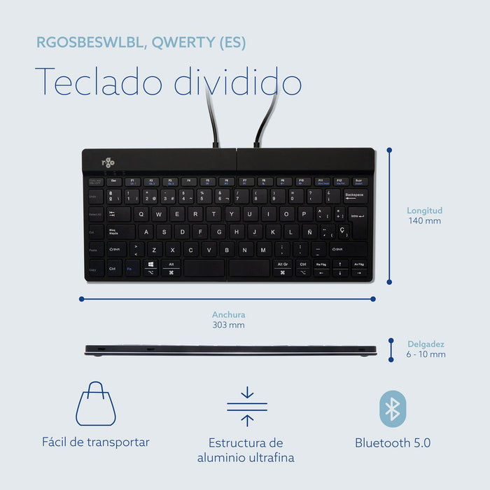 EAN 8719274492313 - R-Go Tools RGOSBESWLBL teclado Universal Español imagen 14