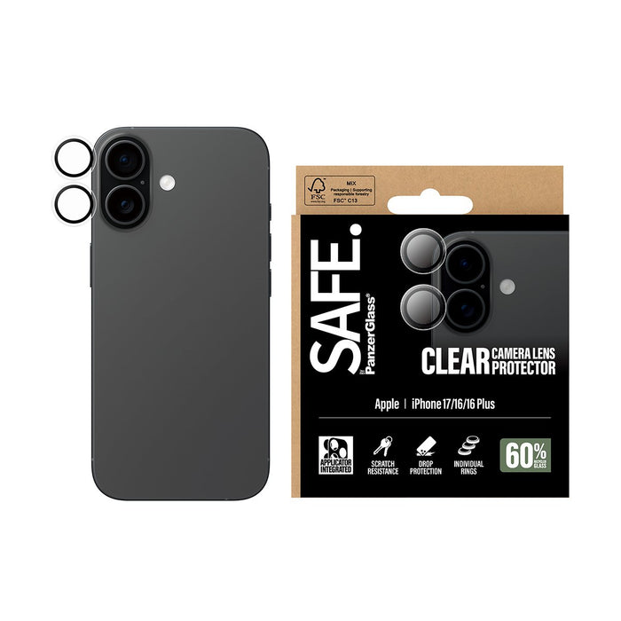 EAN 5715685025839 - PanzerGlass SAFE. by ® Camera Lens Protector Transparent iPhone 17 | iPhone 16 | 16 Plus Protector de pan imagen 2
