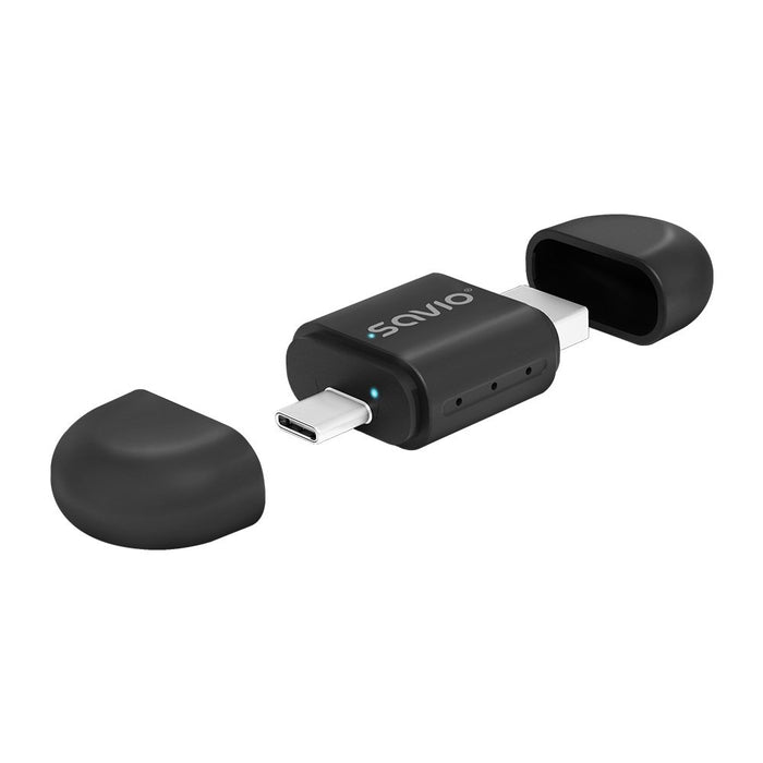 EAN 5901986049272 - Savio TR-17 transmisor de audio inalámbrico USB 10 m Negro imagen 3