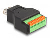 EAN 4043619662395 - DeLOCK 66239 cambiador de género para cable USB Type-A 10 pin terminal block Negro, Verde imagen 2