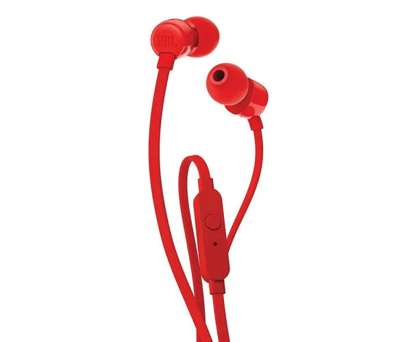 Auriculares Intrauditivos Jbl T110 Con Micrófono Jack 3.5 Rojo