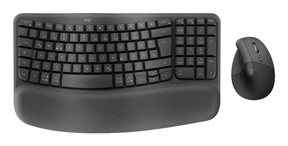 EAN 5099206132764 - Logitech Wave Keys and Lift Combo teclado Ratón incluido Universal Bluetooth QWERTZ Alemán Grafito imagen 1