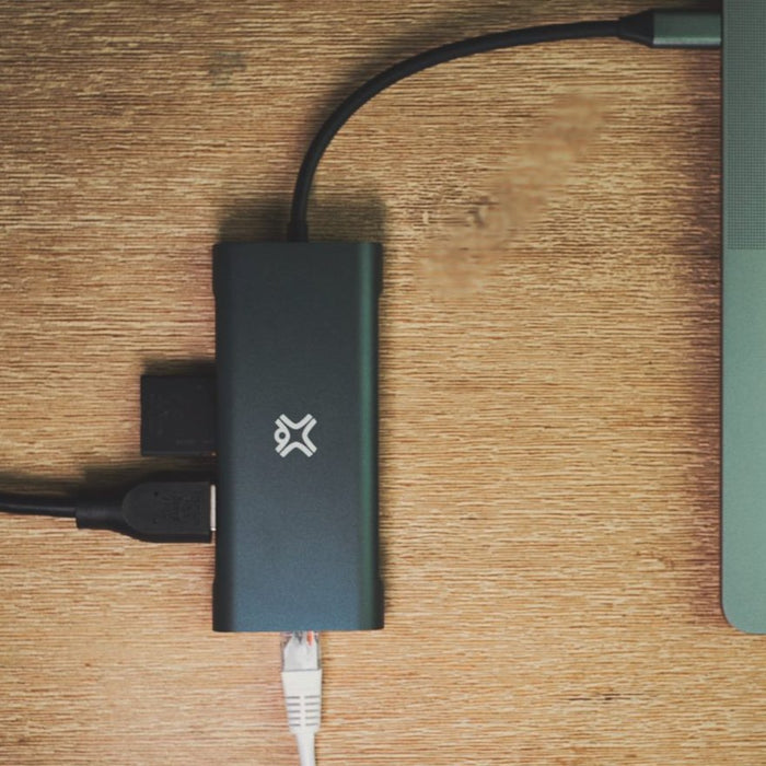 EAN 5453003787310 - XtremeMac XWH-HUB8-13 hub de interfaz USB Tipo C 40000 Mbit/s Gris imagen 6