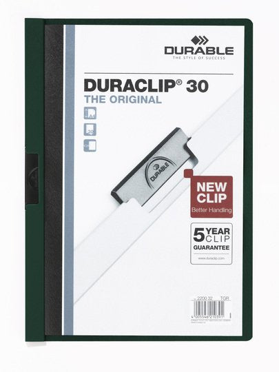 EAN 4005546210391 - Durable DURACLIP 30 A4 archivador PVC Negro, Verde, Transparente imagen 1