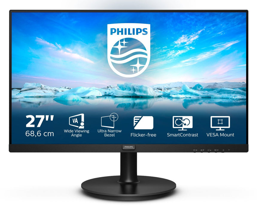 EAN 8712581772086 - Philips V Line 271V8LA/00 pantalla para PC 68,6 cm (27") 1920 x 1080 Pixeles Full HD LED Negro imagen 2