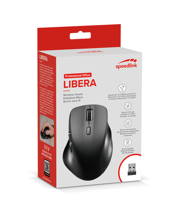 EAN 4027301750973 - SPEEDLINK SL-630021-RRBK ratón Juego mano derecha RF Wireless + Bluetooth Óptico 3200 DPI imagen 7