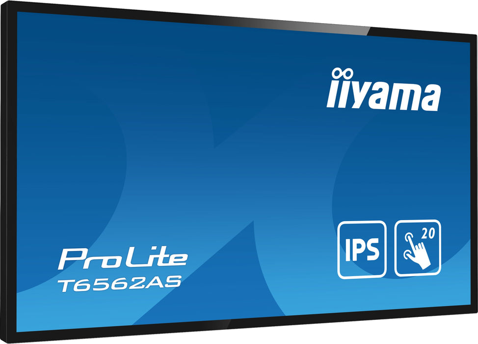 EAN 4948570120482 - iiyama T6562AS-B1 pantalla de señalización Panel plano interactivo 163,8 cm (64.5") LED 500 cd / m² 4K Ul imagen 5