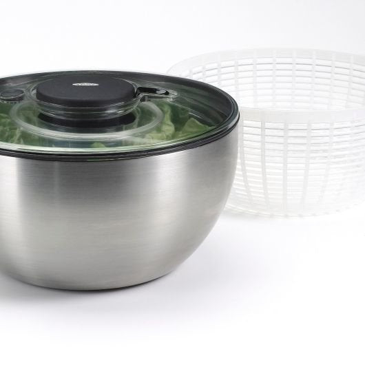EAN 719812018294 - OXO 1071497 escurridor de ensalada Acero inoxidable Botón imagen 7