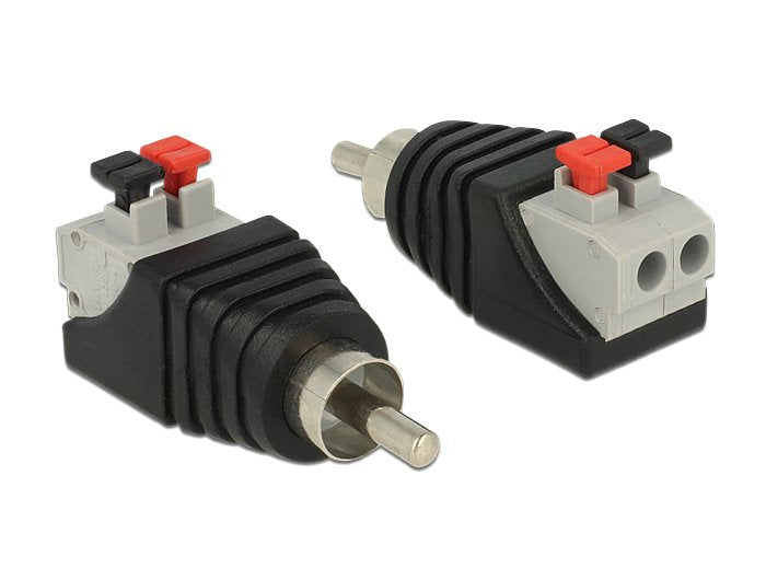 EAN 4043619655663 - DeLOCK 65566 cambiador de género para cable RCA Negro, Gris, Rojo imagen 1